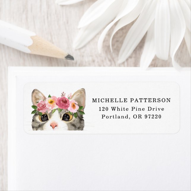 Sweet Watercolor Kitty (Insitu)
