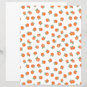 Sweet Watercolor Peach Pattern