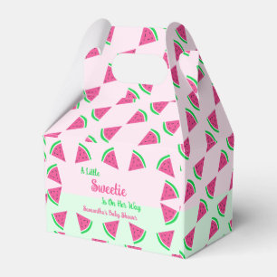 Sweet Watermelon Baby Shower Favor Box