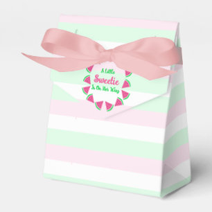 Sweet Watermelon Baby Shower Favor Box