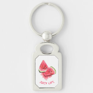 Sweet Watermelon Funny Keychain Gift - Custom Text