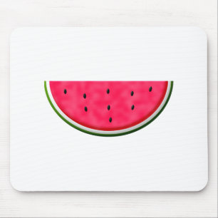Sweet Watermelon Slice Drawing Mouse Pad