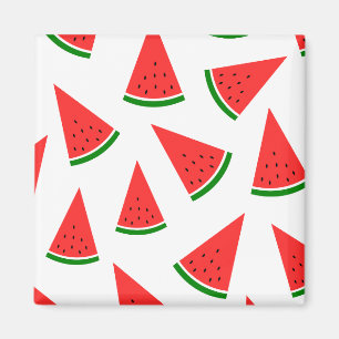 Sweet Watermelon Slice Pattern Magnet