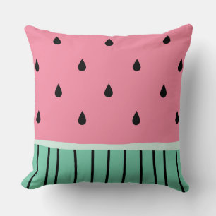 Sweet Watermelon Throw Pillow