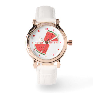 Sweet Watermelon Watch with Custom Text