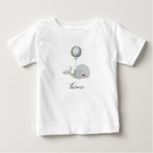 Sweet whale with balloons
