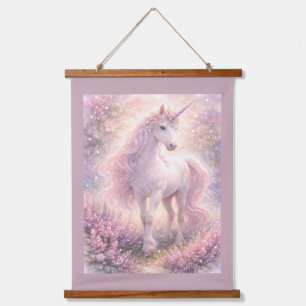 Sweet Whimsical pastel Unicorn Hanging Tapestry