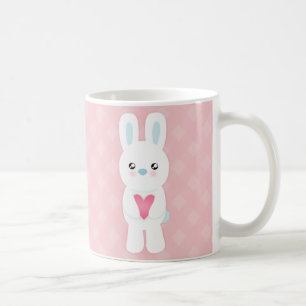 Sweet White Bunny Coffee Mug