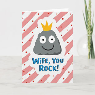 Sweet Wife You Rock Art Card