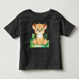 Sweet Wildlife Lion Toddler T-shirt