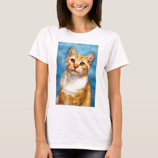 Sweet William - Orange Tabby Cat Art T-Shirt
