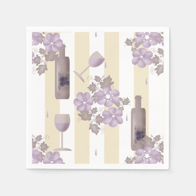 Sweet wine, wine napkin (Front)