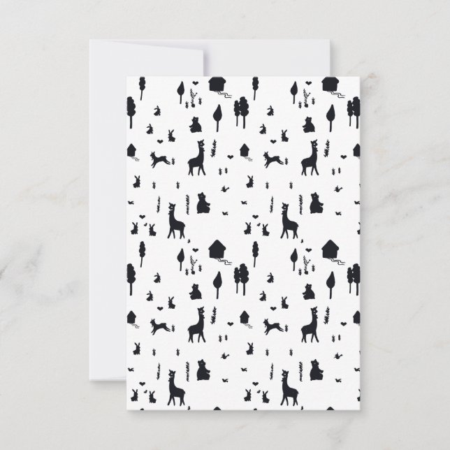 Sweet winter invitation card (Front)