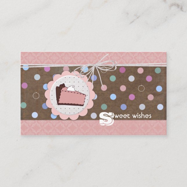 Sweet Wishes Business Cards (Front)