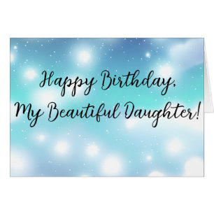 Sweet Wishes for My Daughter Birthday Greeting