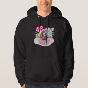 Sweet wizard panda in candy country chocolate fact hoodie