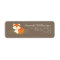 Sweet Woodland Fox Nature Address Label