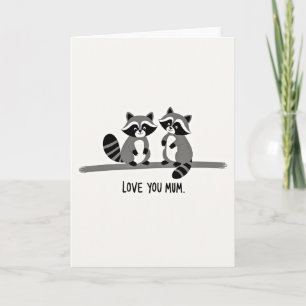 Sweet Woodland Mum Love Card