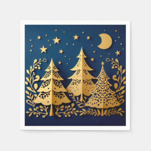 Sweet Woodland Scene – Blissful Stars Napkin