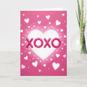 Sweet Xoxo Heartfelt Love Card