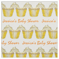 Sweet Yellow Cupcake Baby Bridal Shower Dessert
