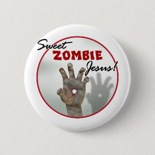 Sweet Zombie Jesus 2 Inch Round Button