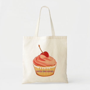 Sweeter Than Cupcakes Canvas Tote Bag