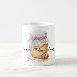 Sweeter Than Honey Lavender Jar Coffee Mug