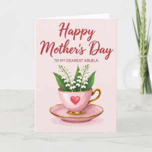 Sweetest Abuela Mothers Day Card