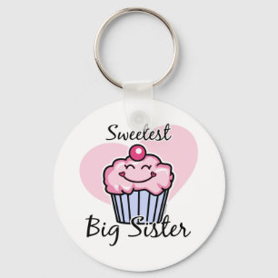 Sweetest Big Sister Keychain