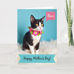 Sweetest Cat Mothers Day Card