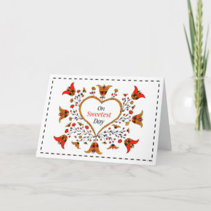 Sweetest Day with Heart and Flowers, Pennsylvania Card
