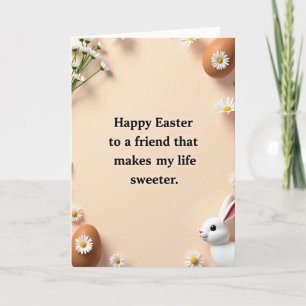 Sweetest Friend Easter Wish Card