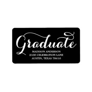 Sweetest Grad Graduation Address Label