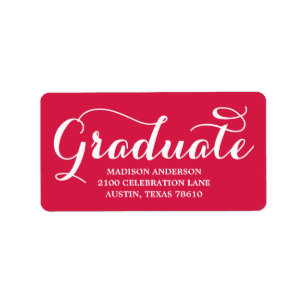 Sweetest Grad Graduation Address Label