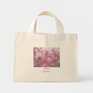 Sweetest Grandma! Pink Blossom Tote bag gifts