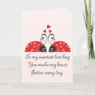 Sweetest Love Bug Holiday Card