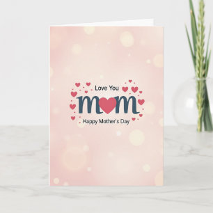 Sweetest Mom Heart Art Card