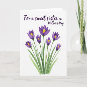 Sweetest Mom Watercolor Card