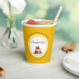 Sweetest Noel Christmas Paper Cups Party Decor