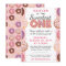 SWEETEST ONE Pink Iced Doughnuts Baby First Birthd