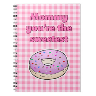 Sweetest Pink Doughnut Notebook