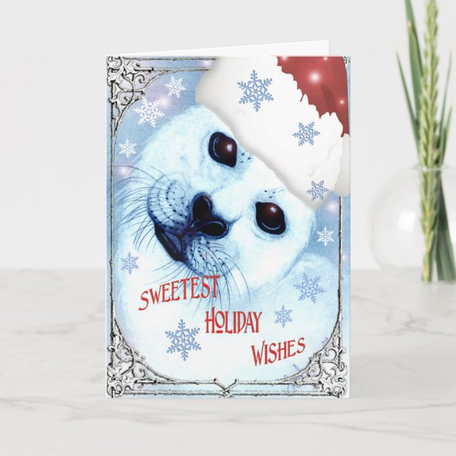 ~* Sweetest Seal Holiday Wishes *~ (Front)