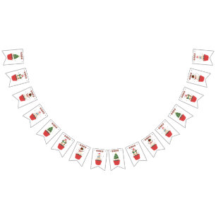 Sweetest Season Christmas Cupcake Bunting Flags