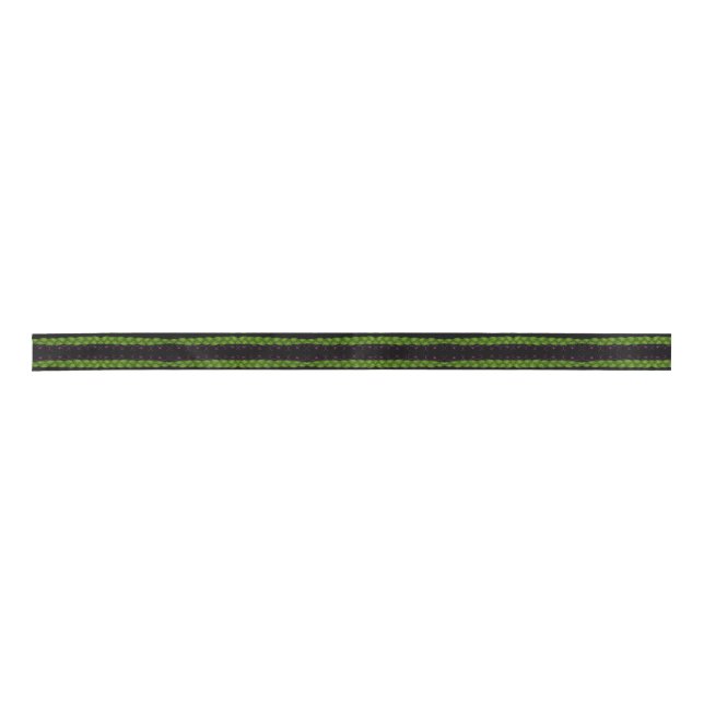 Sweetgrass wabanaki double curve ribbon satin ribbon (Front)