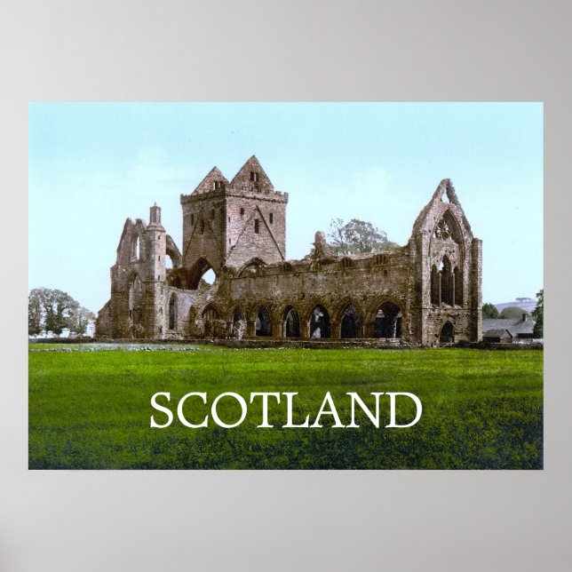 Sweetheart Abbey in Scotland Poster (Front)