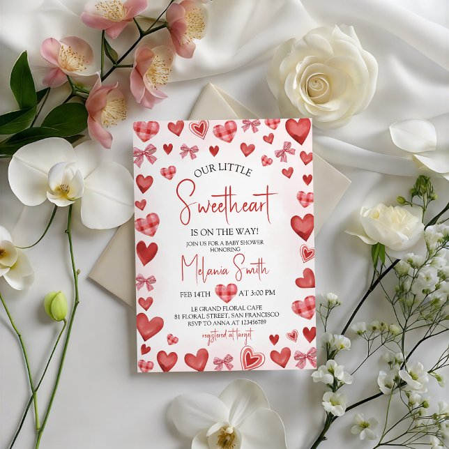 Sweetheart Baby Shower Invitation (Creator Uploaded)