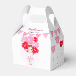 Sweetheart Balloon Birthday Favor Box