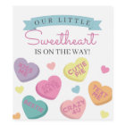 Sweetheart Candy Birthday or Baby Shower Favour Ta