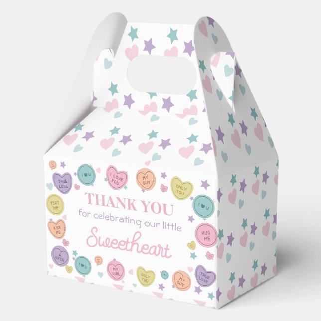 Sweetheart Candy Valentine Anniversaire Ballotins (Recto)